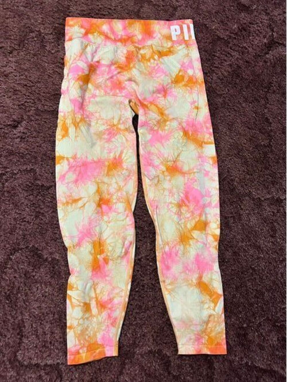 Victorias Secret Pink Active tie dye Leggings